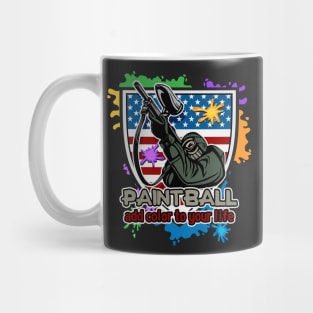 Paintball Add Color To Your Life Mug